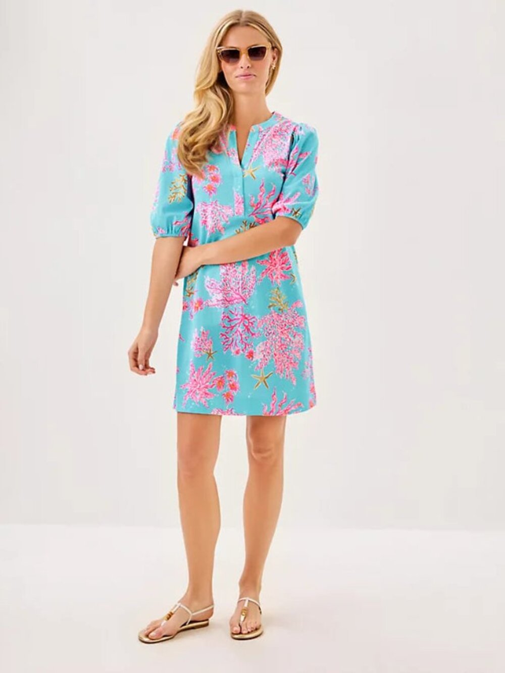 NWT Lilly Pulitzer Colson Dress in Multi Royal Coral--XL